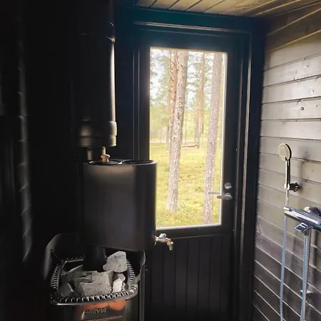 Vakantiehuis Borealis Village 5 With A Nature View, Fireplace, Sauna, Kitchen *