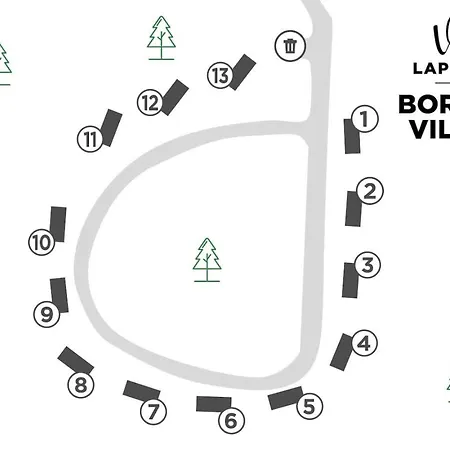 Borealis Village 5 With A Nature View, Fireplace, Sauna, Kitchen * Muonio