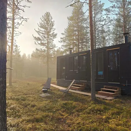 Vakantiehuis Borealis Village 5 With A Nature View, Fireplace, Sauna, Kitchen